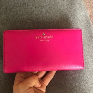 hot Pink Kate Spade wallet